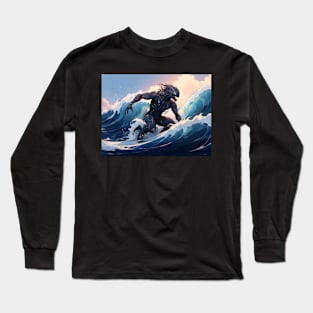 Surfing with the Alien Long Sleeve T-Shirt